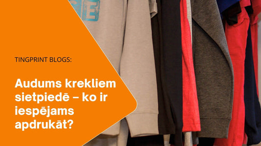 Audums krekliem sietpiedē - ko ir iespējams apdrukāt?