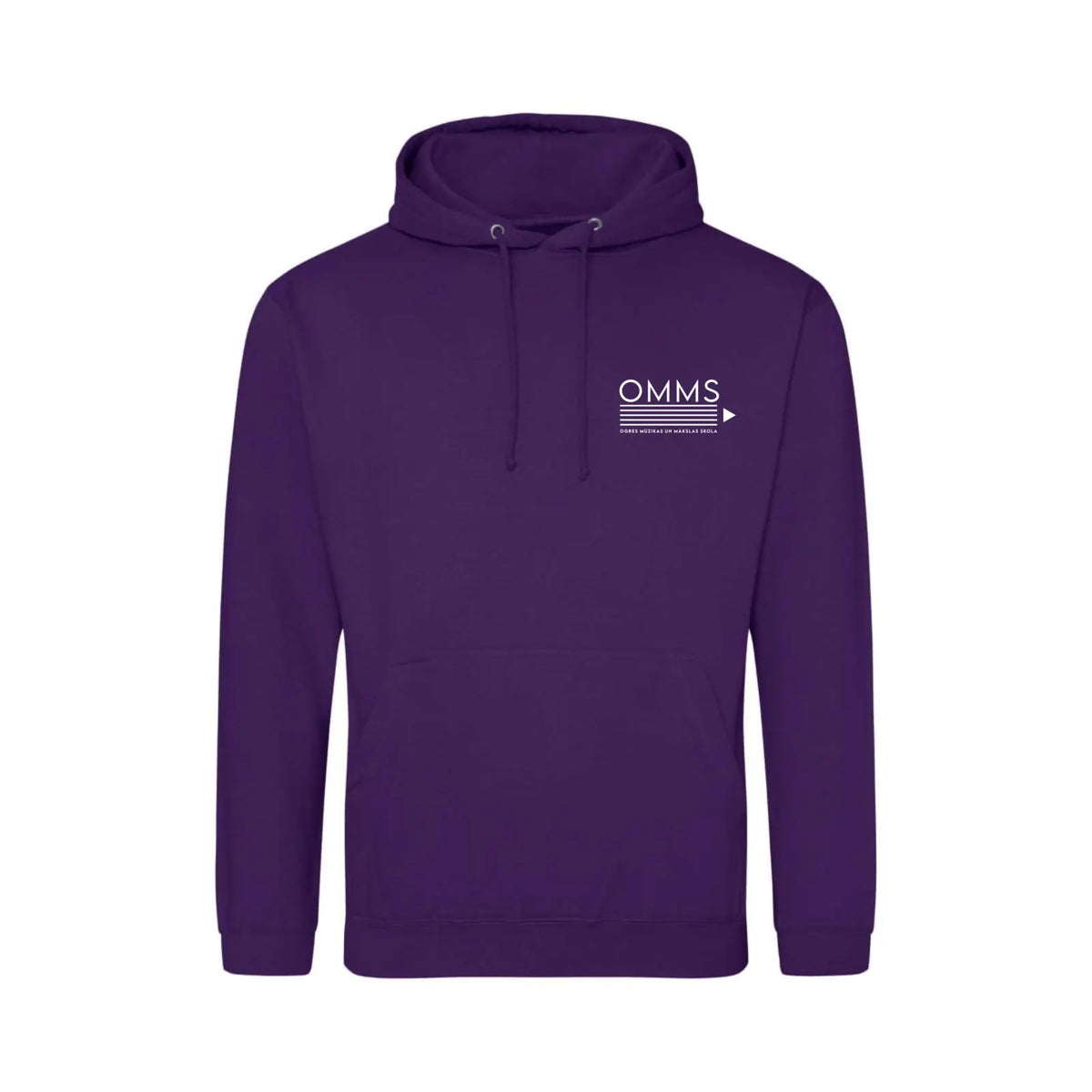 Unisex hūdijs – priekšpuse