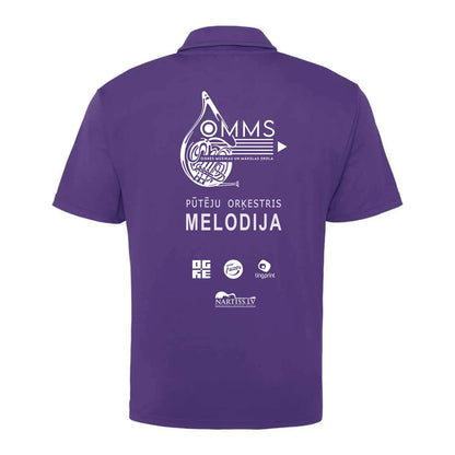 Bērnu sporta polo krekls “Melodija” – mugurpuse