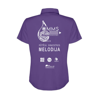 Sieviešu sporta polo krekls “Melodija” – mugurpuse